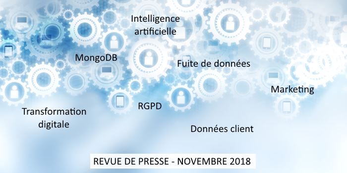Revue de presse Data & Digital - Novembre 2018