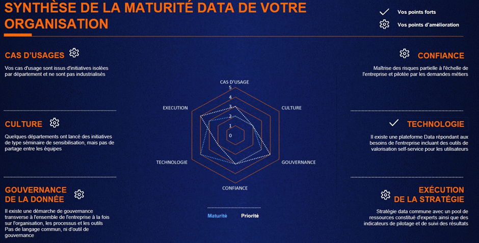 Synthèse de la maturité Data de votre organisation