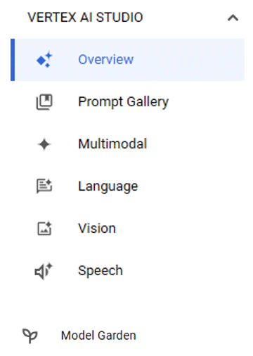 VERTEX AI STUDIO